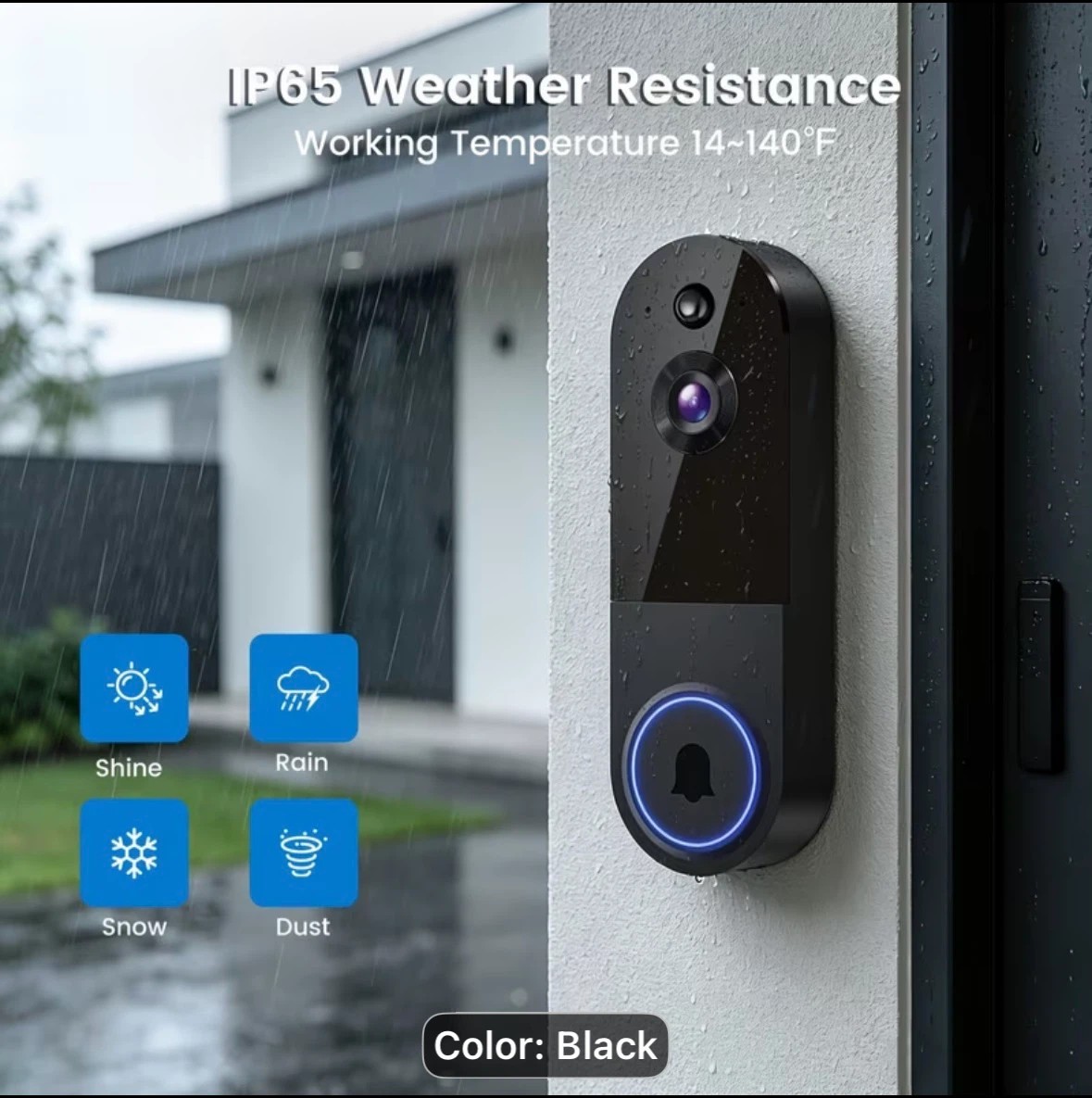 PureGold 1440P WiFi Smart Video Doorbell – Wireless Camera - photo 5