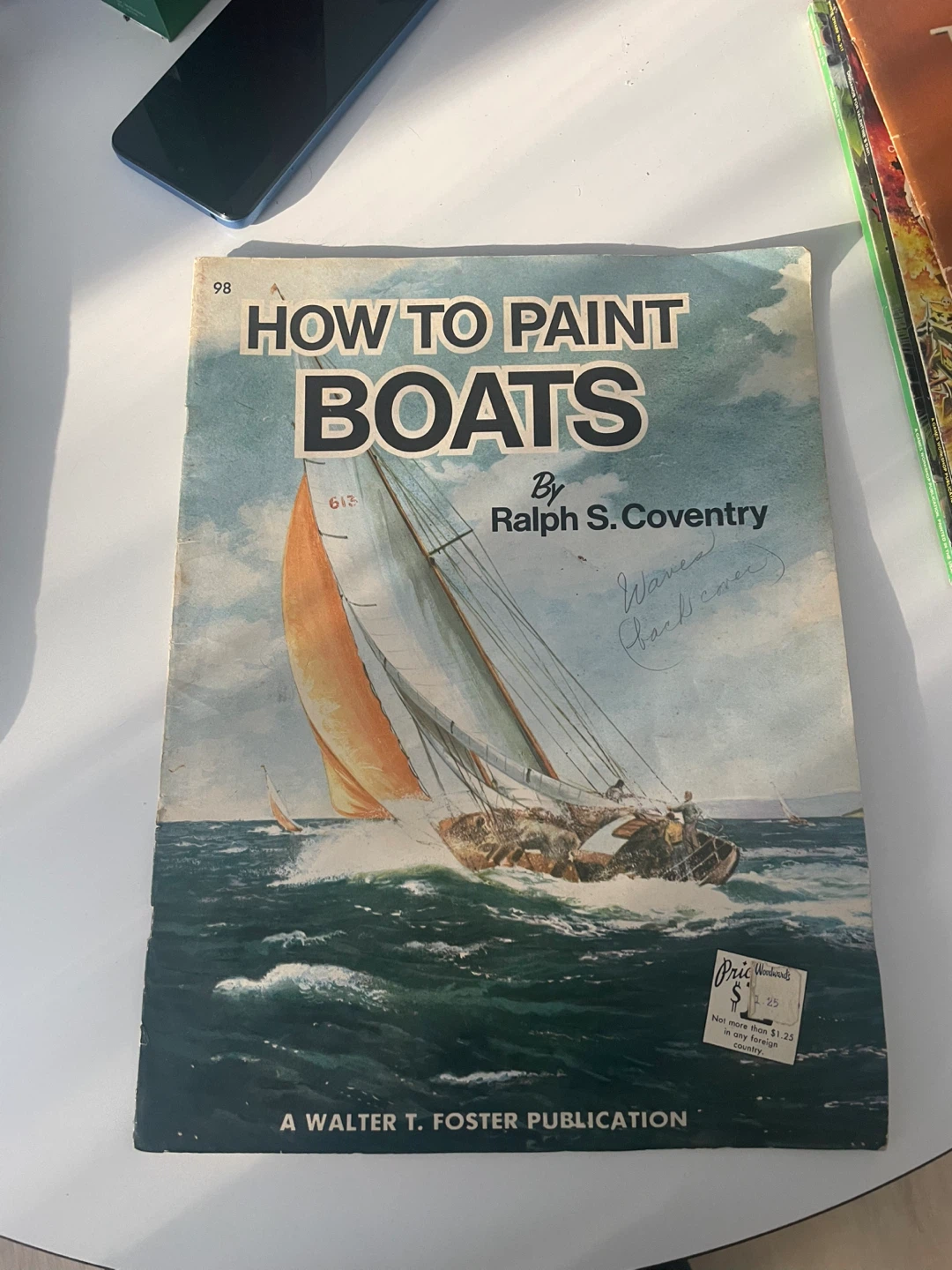 How to Paint Boats Book Walter T. Foster Publication