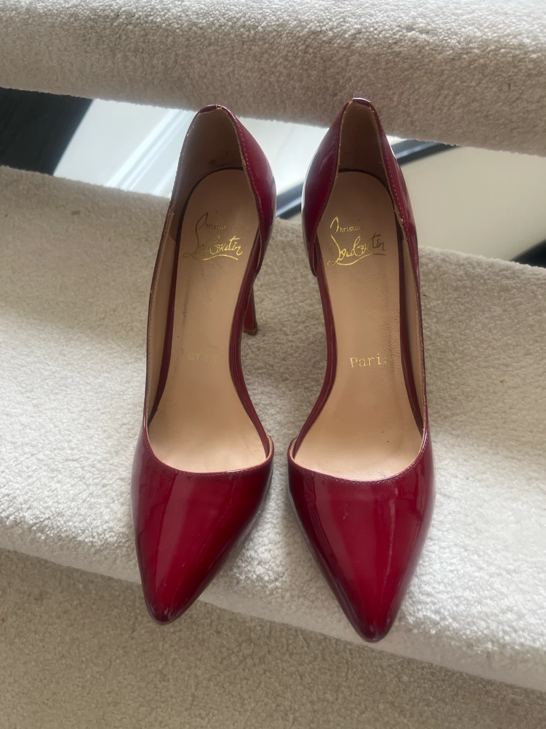 Christian Louboutin Red Patent Leather Heels
