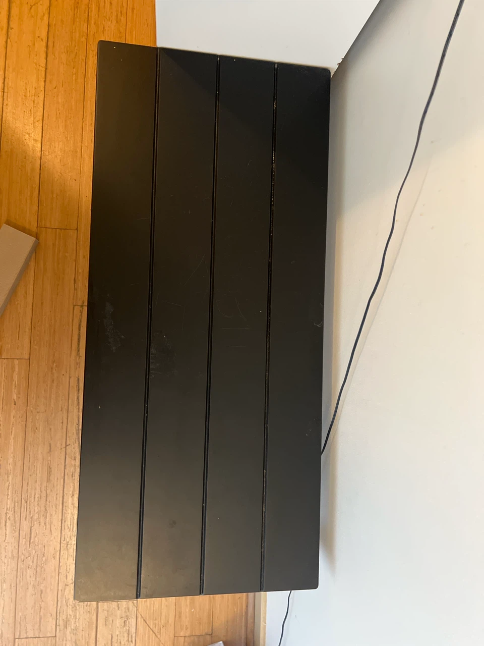 Black 3-Tier Metal Shelf Unit - photo 3