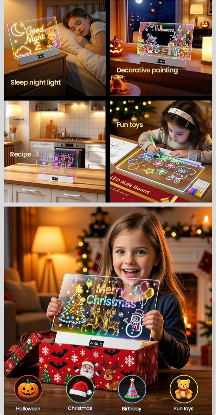 LED Drawing Board for Kids - photo 4