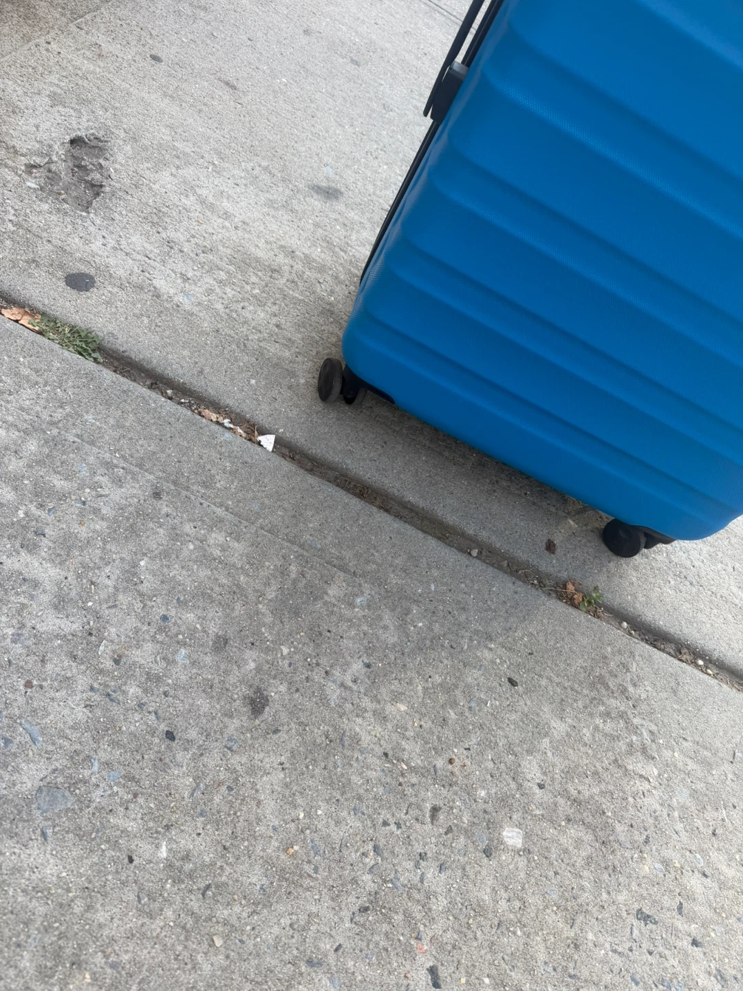 Amazon Basics Blue Hardside Spinner Suitcase - photo 3