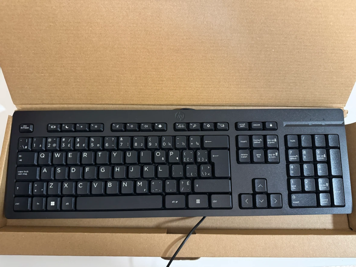 HP Wired Mouse and Keyboard
