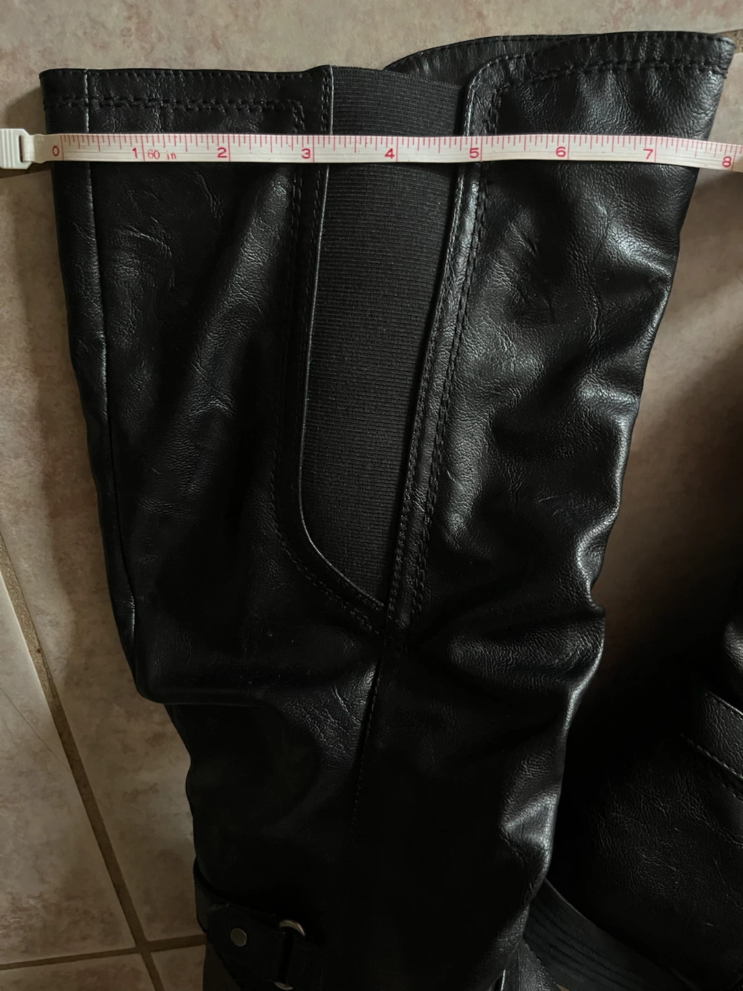 Black Riding Boots - Size 9 - photo 3