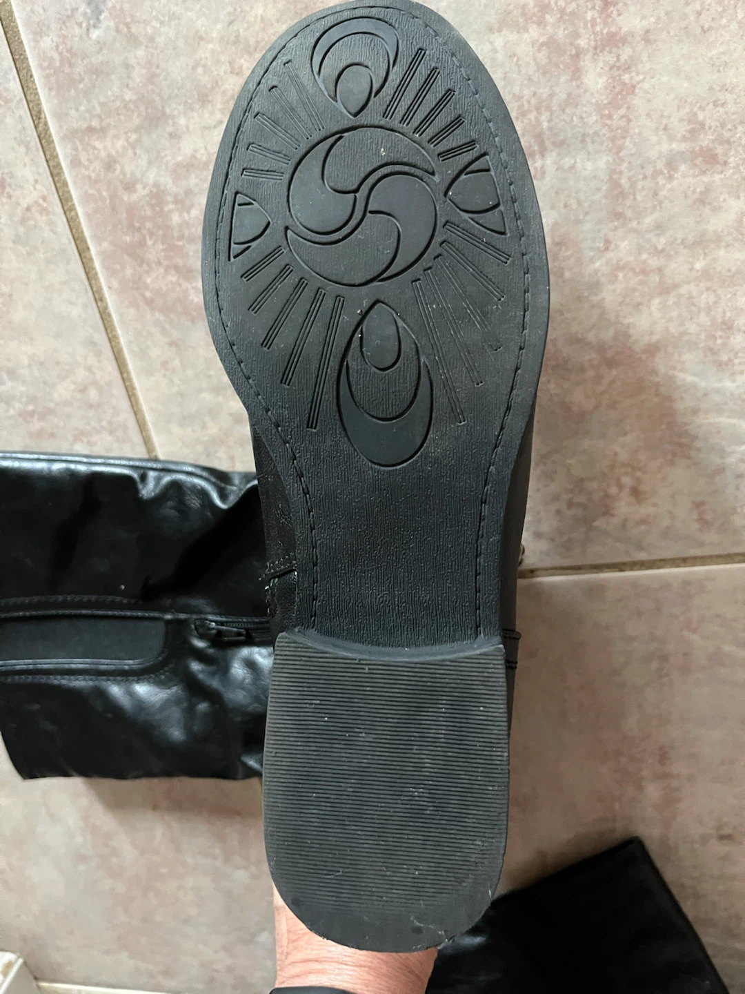 Black Riding Boots - Size 9 - photo 5