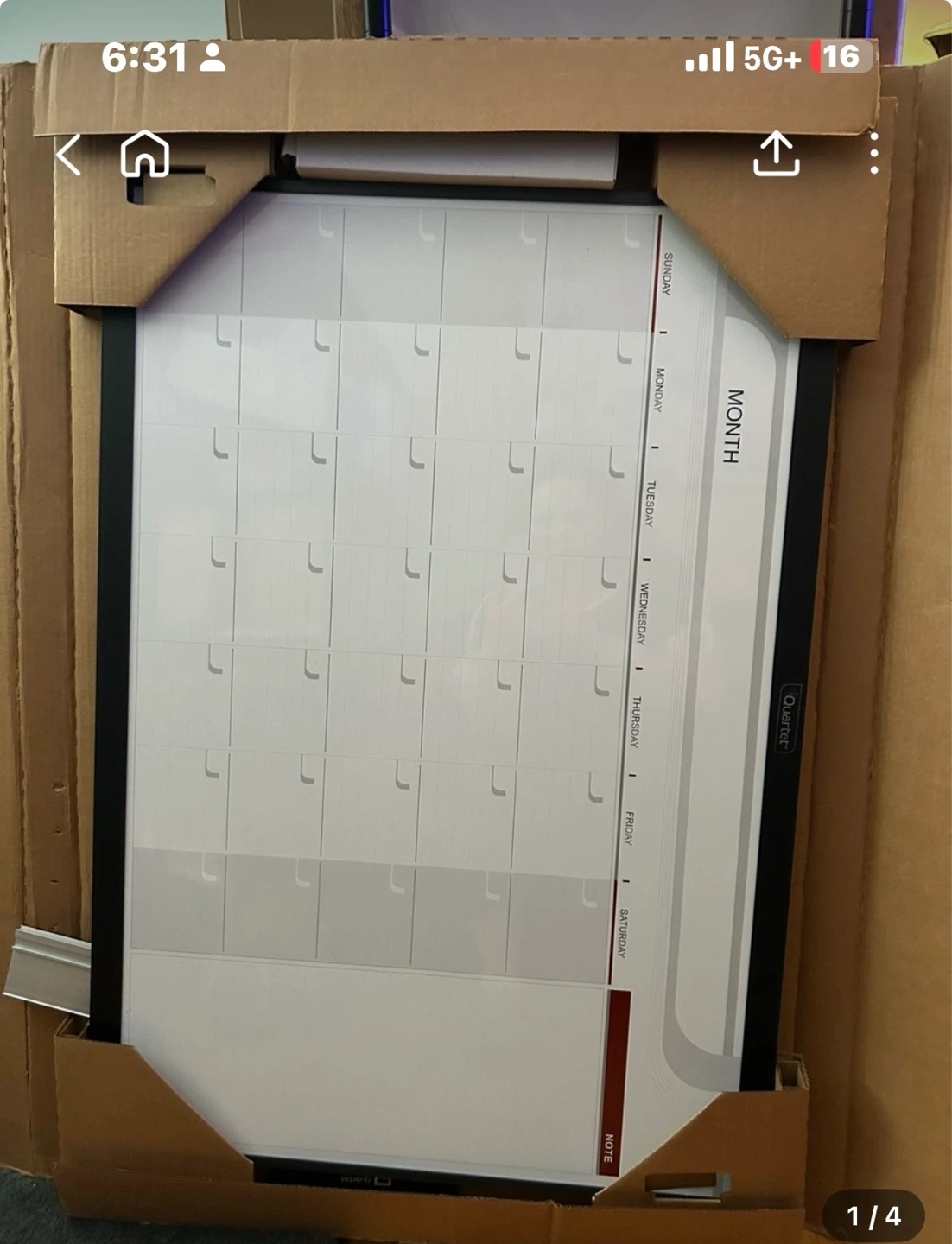 FREE: New! Large Wall Art/ULine Calendar Board/Snorkel Set - photo 2
