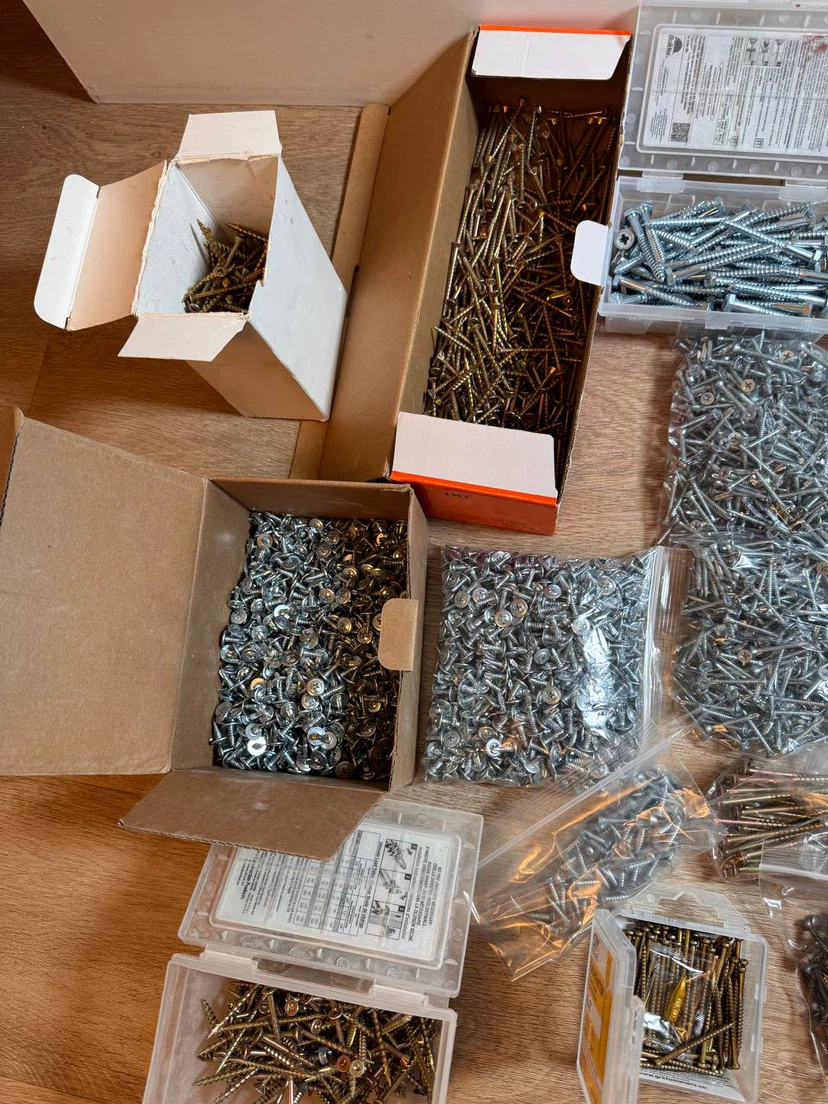 Huge Screws & Fasteners Lot – Thousands of Pieces - photo 2