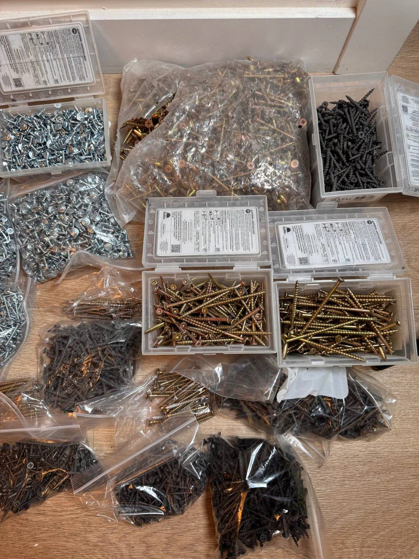 Huge Screws & Fasteners Lot – Thousands of Pieces - photo 3