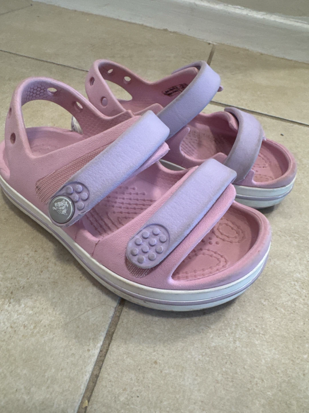 Pink Crocs Toddler Sandals - photo 3