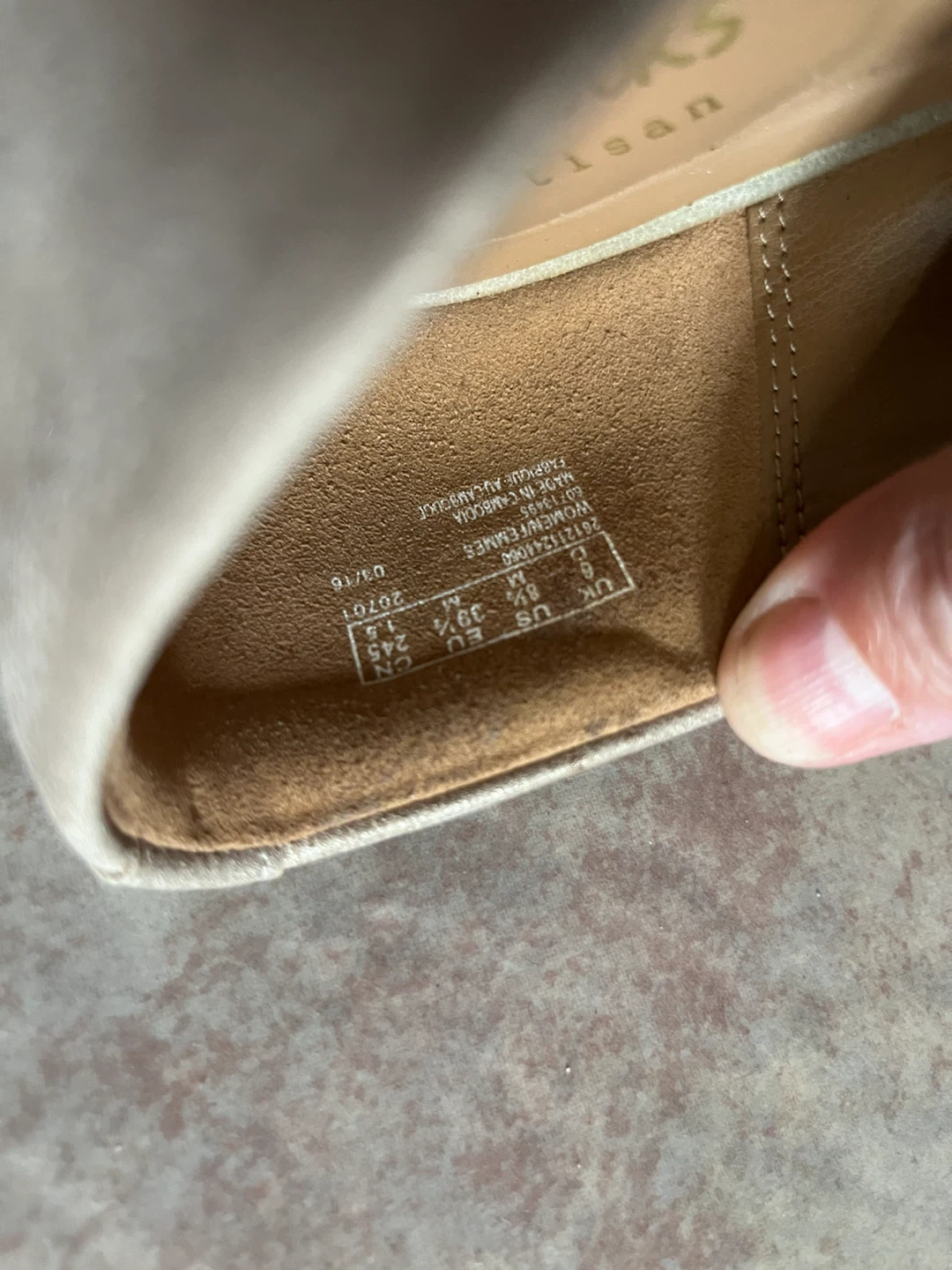 Clarks Artisan Beige Wedge Shoes - photo 4