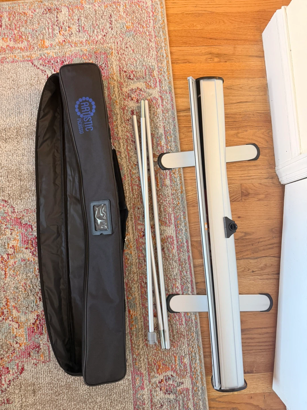 Artistic Picasso Retractable Banner Stand with Travel Case