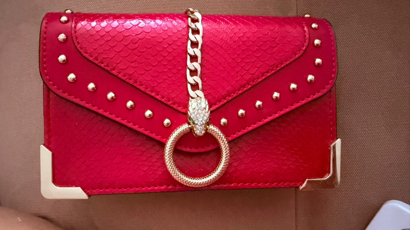 ALDO Collection Red Snake Crossbody Bag - photo 3
