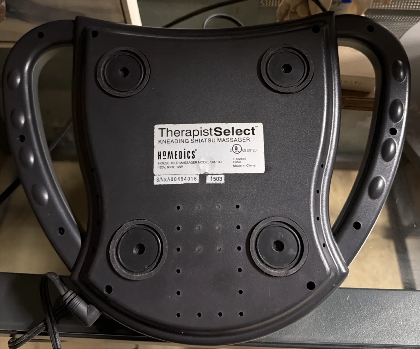 HoMedics TherapistSelect Kneading Shiatsu Massager - photo 2