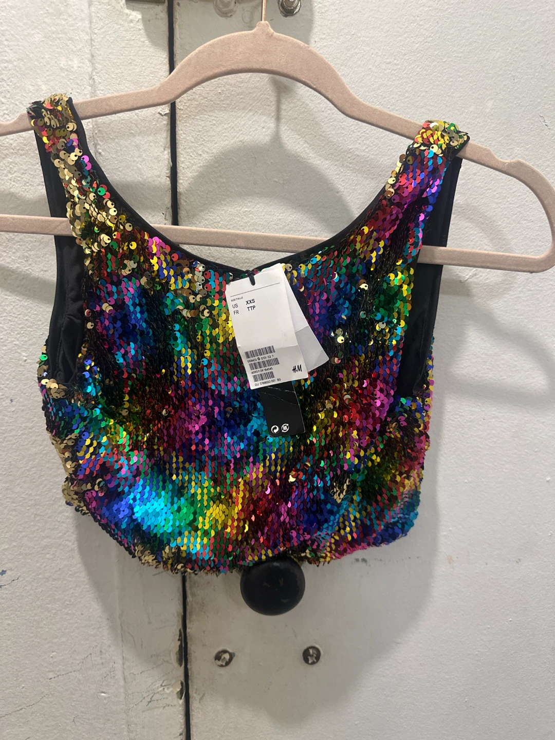 H&M Sequin Crop Top - photo 2