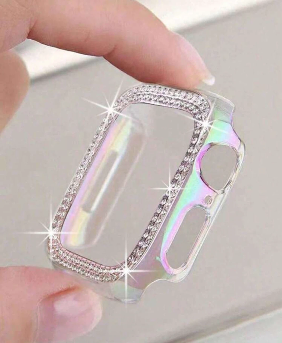 ✨ NEW – 2PCS Apple Watch Bands with Shiny Rhinestone Cases ✨ - photo 2