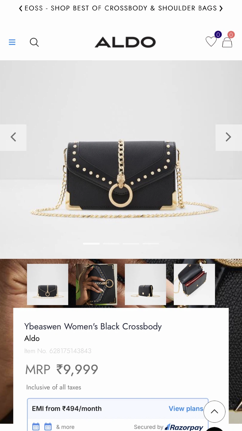ALDO Collection Red Snake Crossbody Bag - photo 5