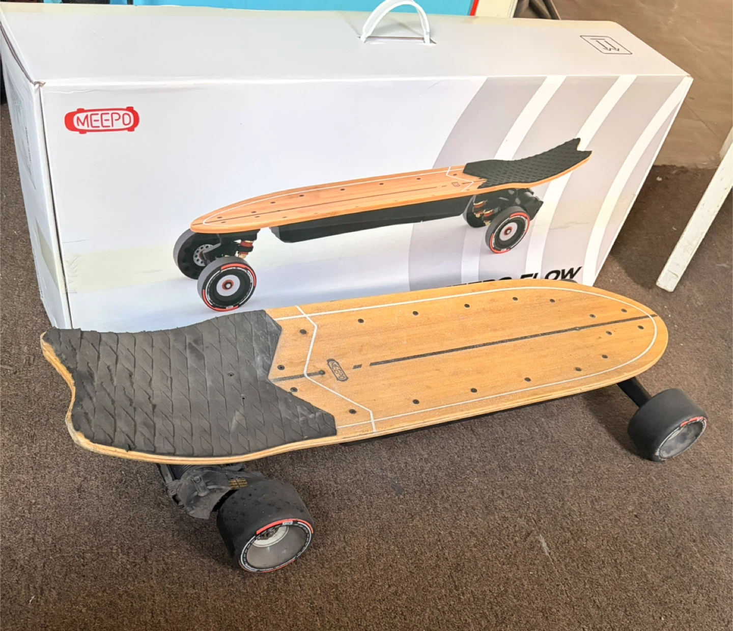 Meepo Flow Electric Skateboard with Charger and Remote - photo 2