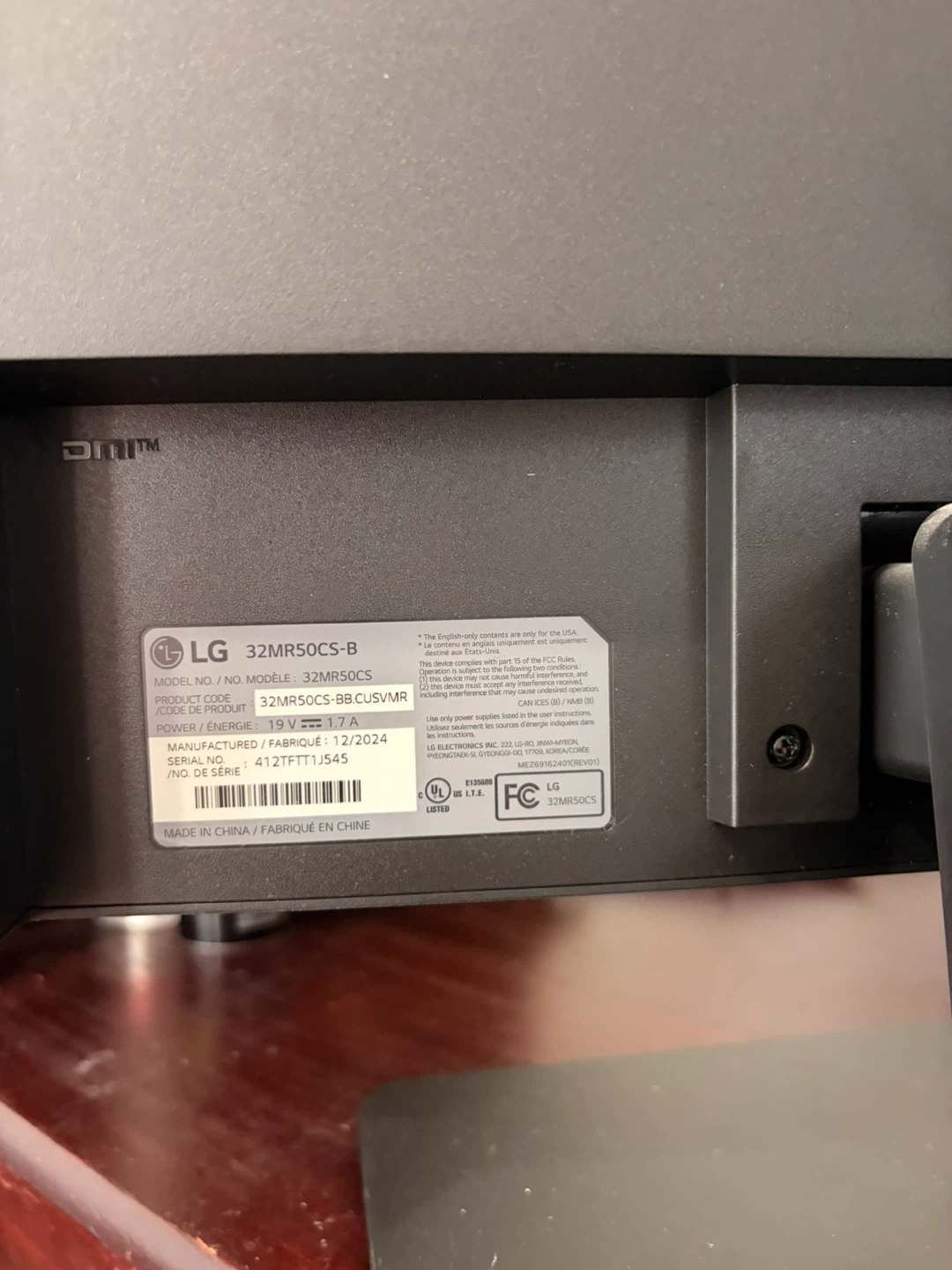 LG 32MR50C-B 32-inch Curved Monitor - photo 2