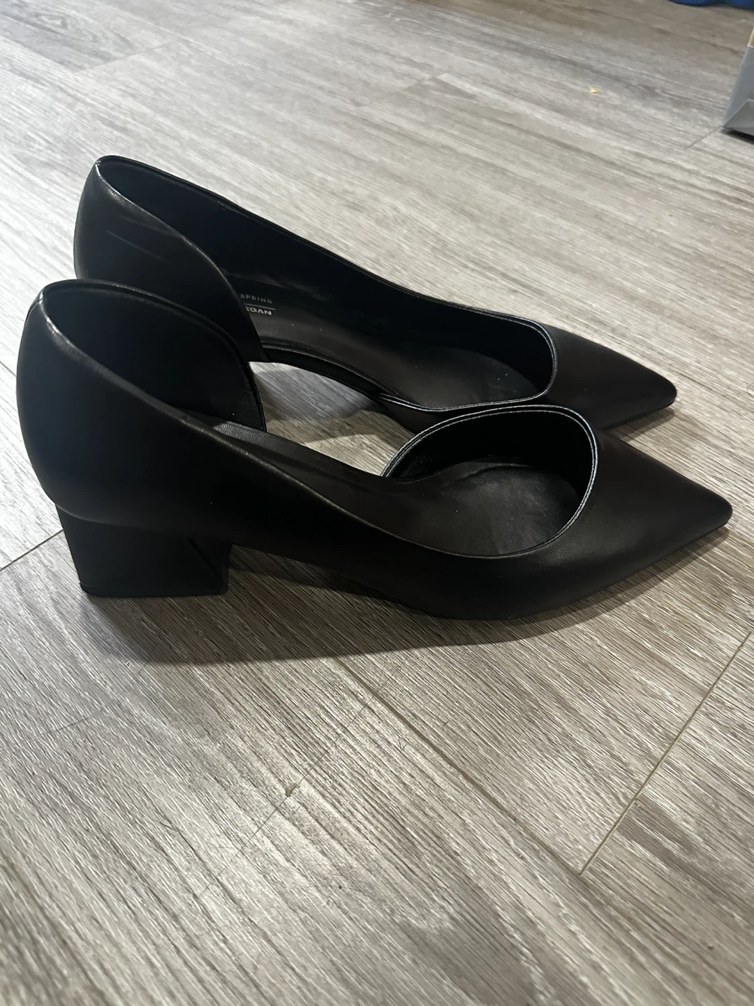 Call It Spring Black Slingback Block Heels – Size 11 – Worn Once - photo 2