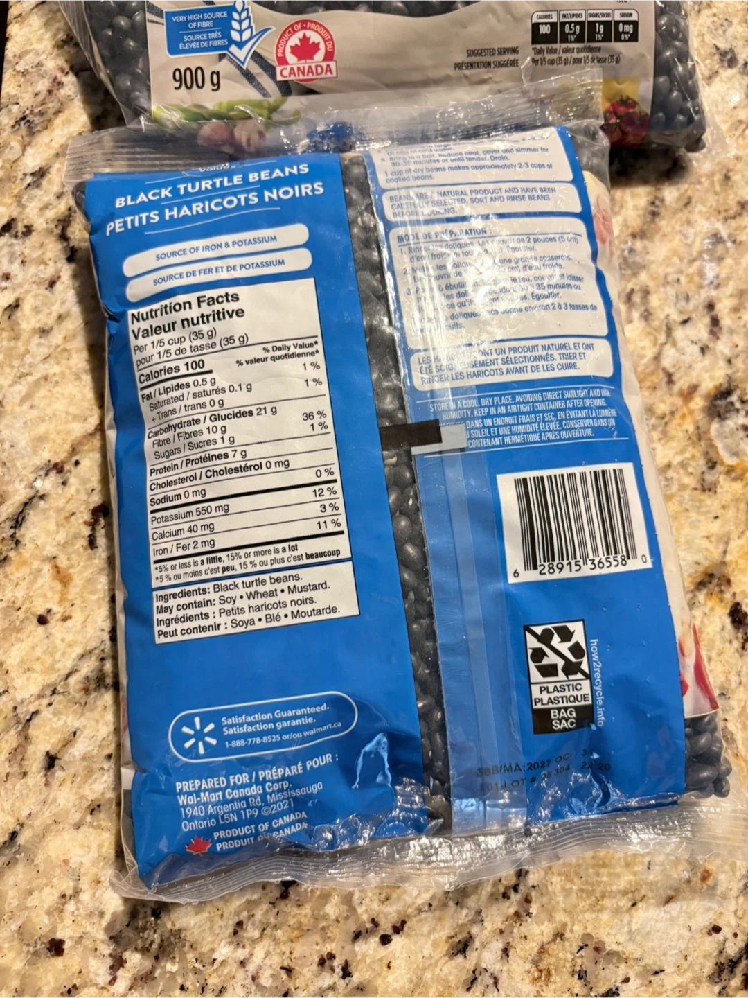 Great Value Black Turtle Beans, Chick Peas & Lentils Bundle - photo 2