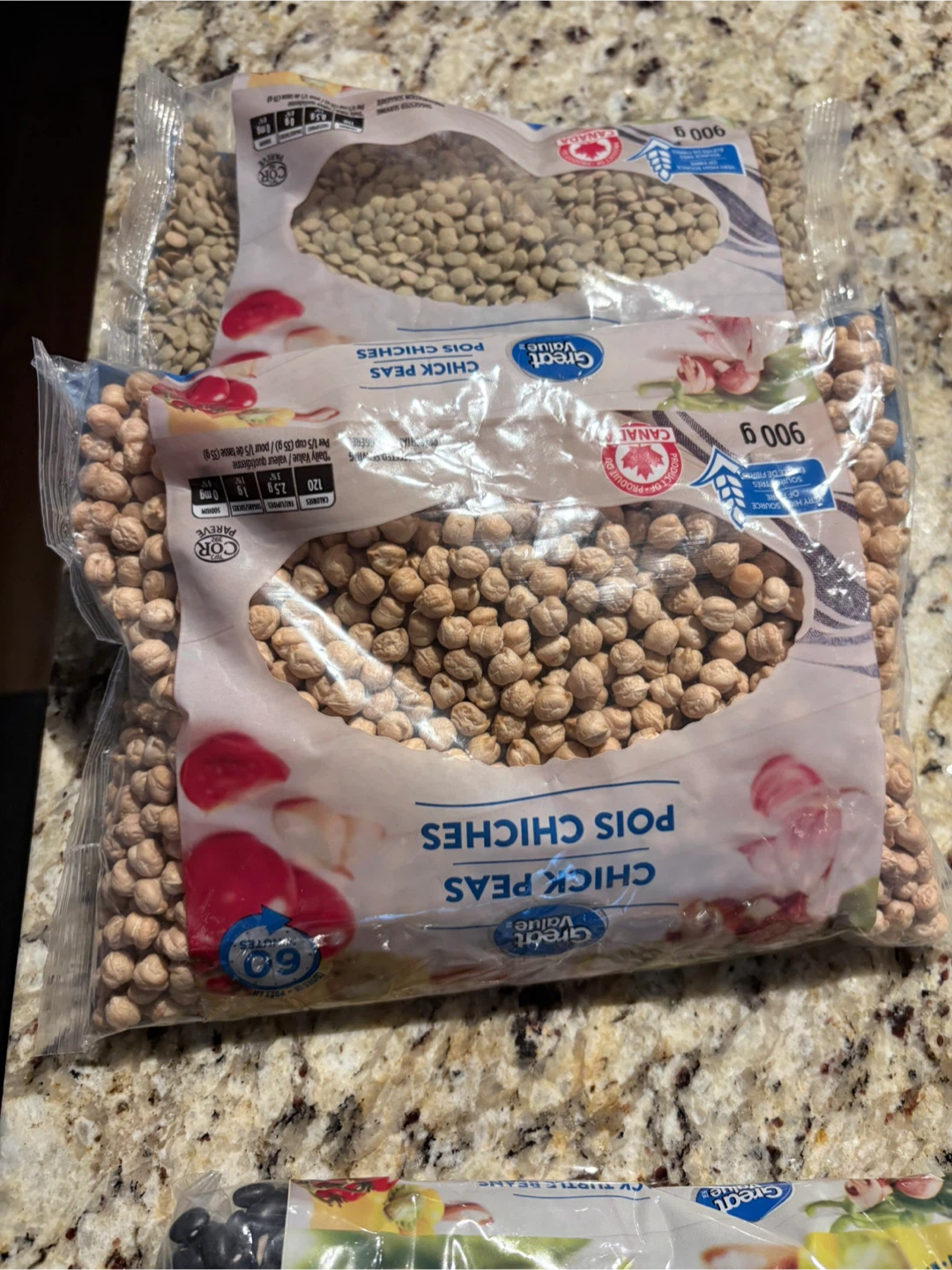 Great Value Black Turtle Beans, Chick Peas & Lentils Bundle - photo 4
