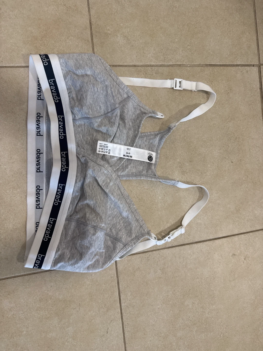 Bravado Nursing Bra Grey M/M
