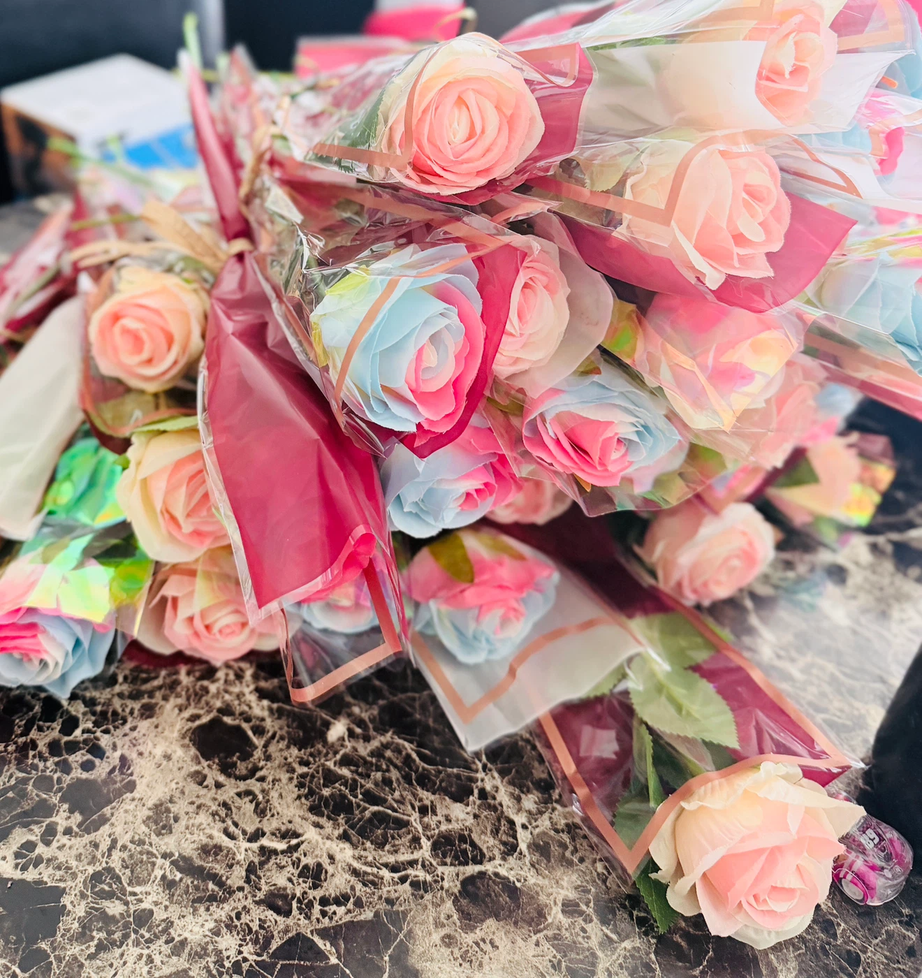Assorted Faux Roses (gift)