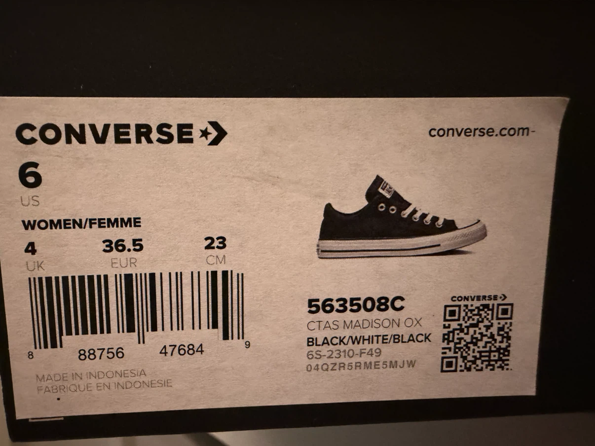 Converse CTAS Madison Ox Women's Shoes Size 6