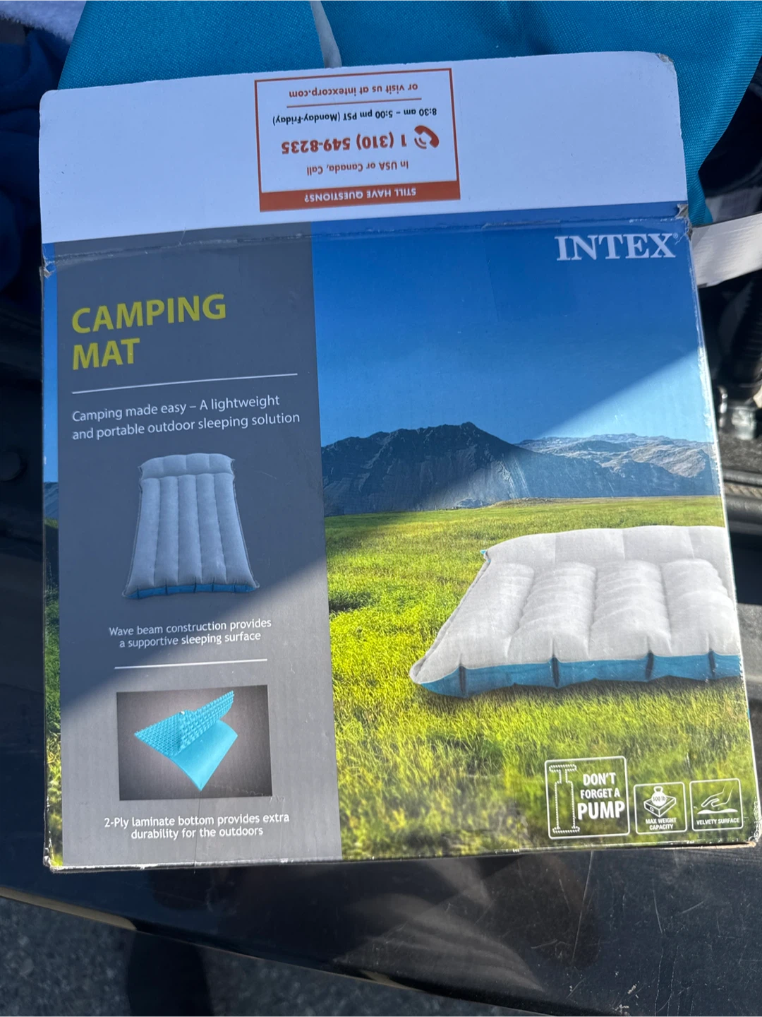 Intex Single Camping air Mattress