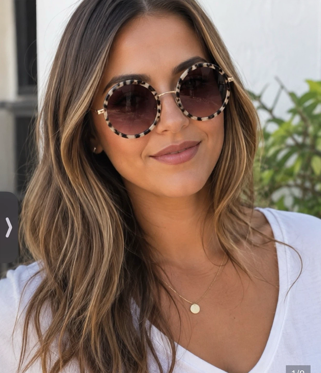 MVMT round tortoise sunglasses
