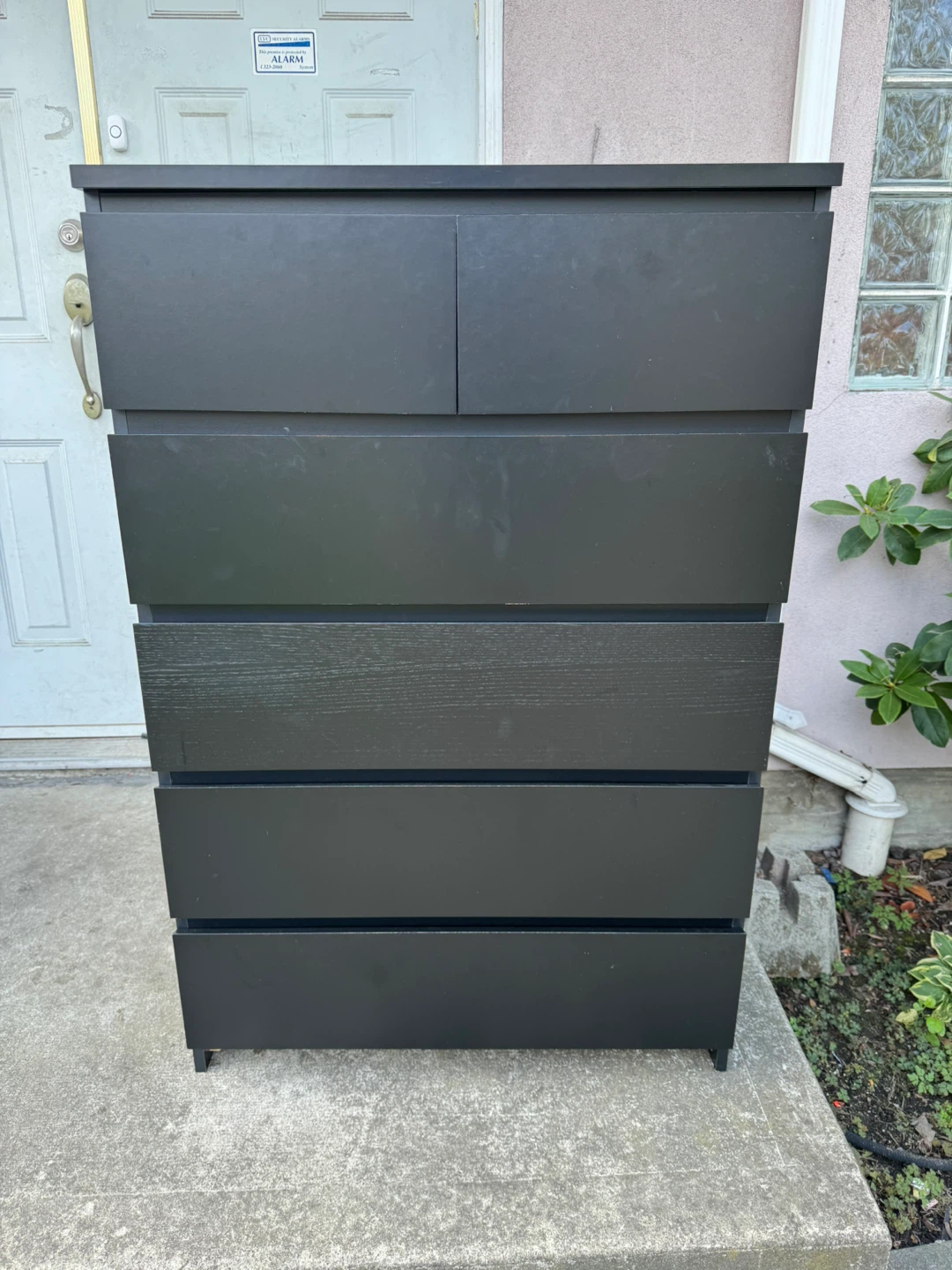 Black 6-Drawer Dresser