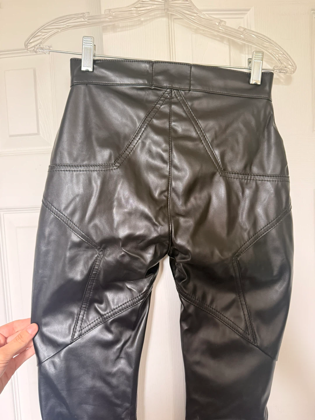 Revice Faux Leather Flare Pants - photo 5
