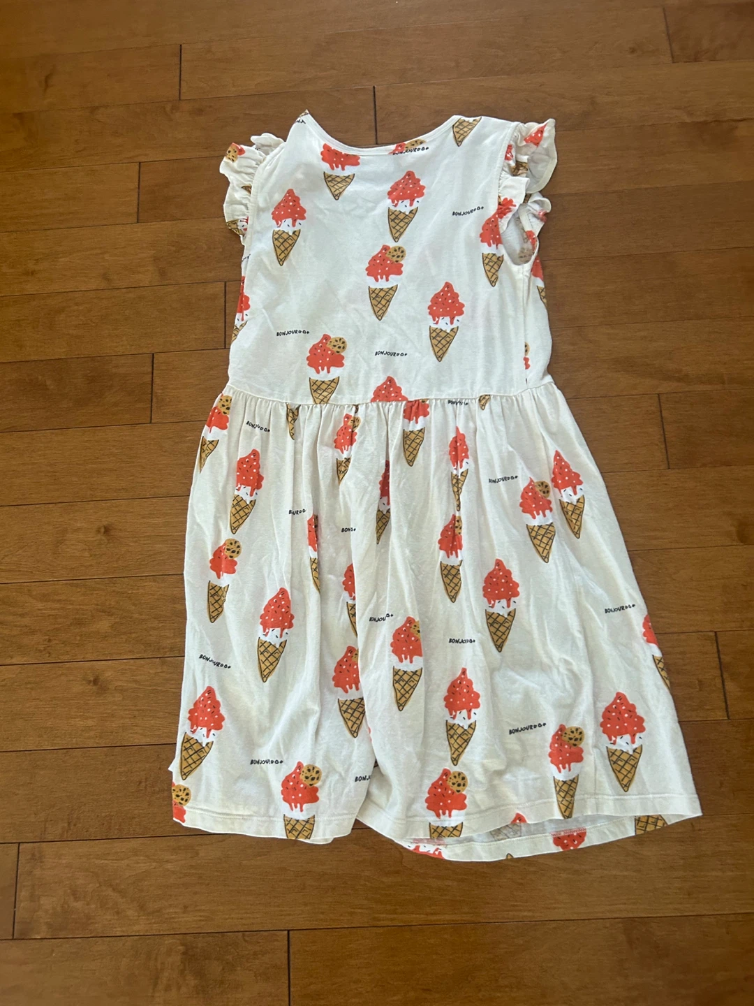 Kids Ice Cream Print Dress