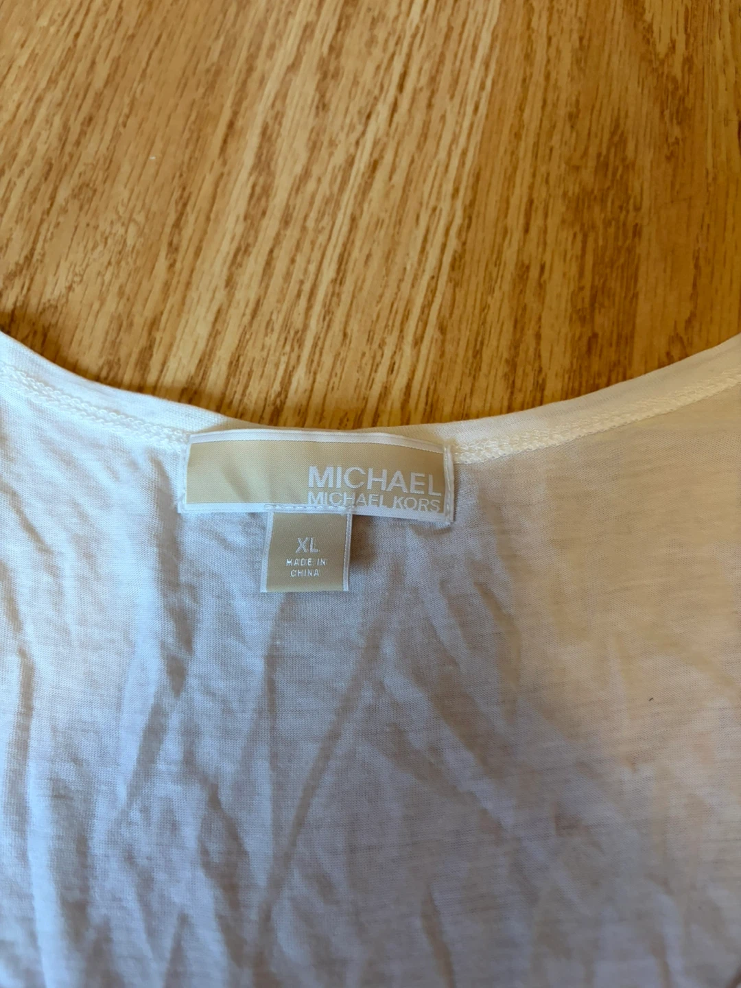 Michael Kors White Embellished Tank Top XL - photo 2