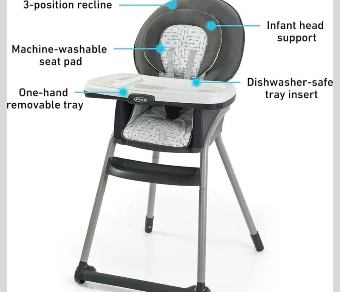 Graco 6-in-1 High Chair - photo 4