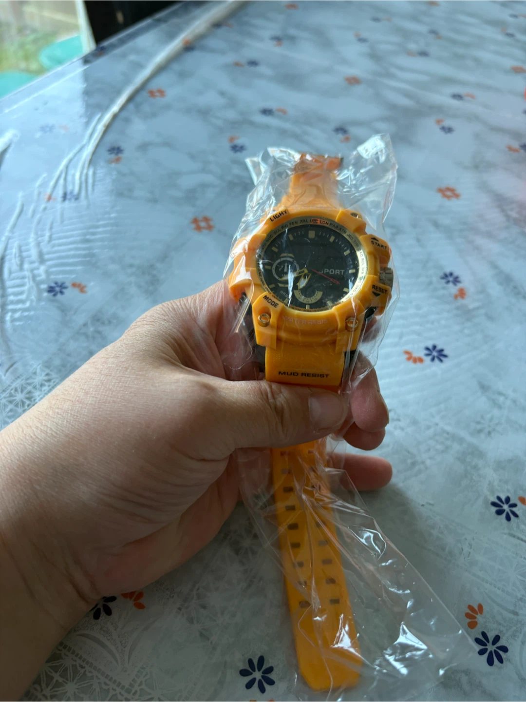 New Yellow Digital Analog Sports Watch – No Box - photo 5