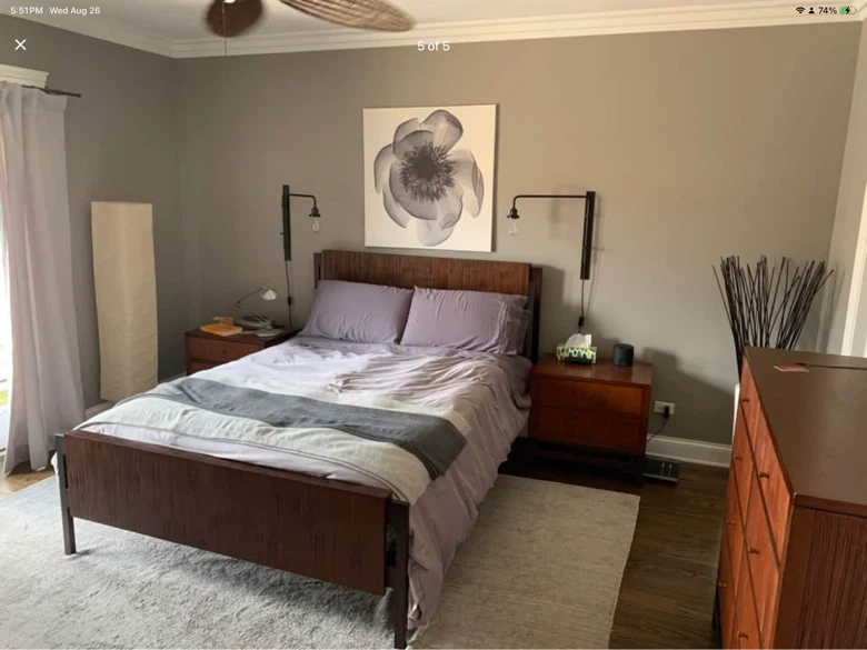 Crate & Barrel “Madurai” Queen Bedroom Set (5 Pieces)