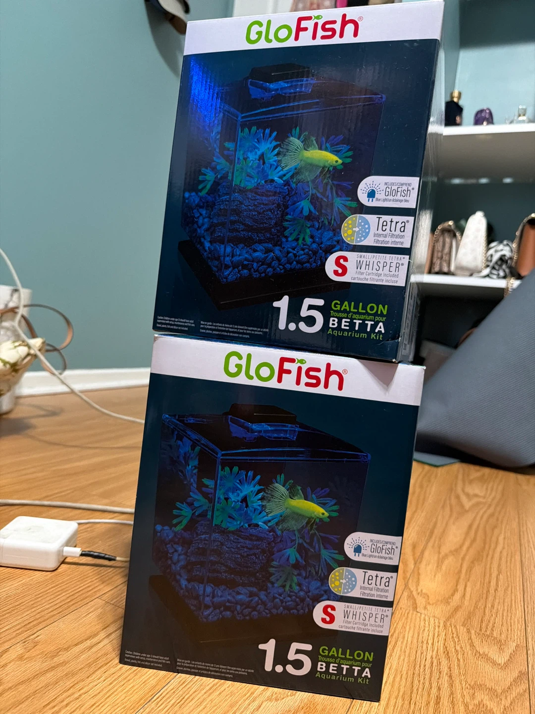 GloFish 1.5 Gallon Betta Aquarium Kit
