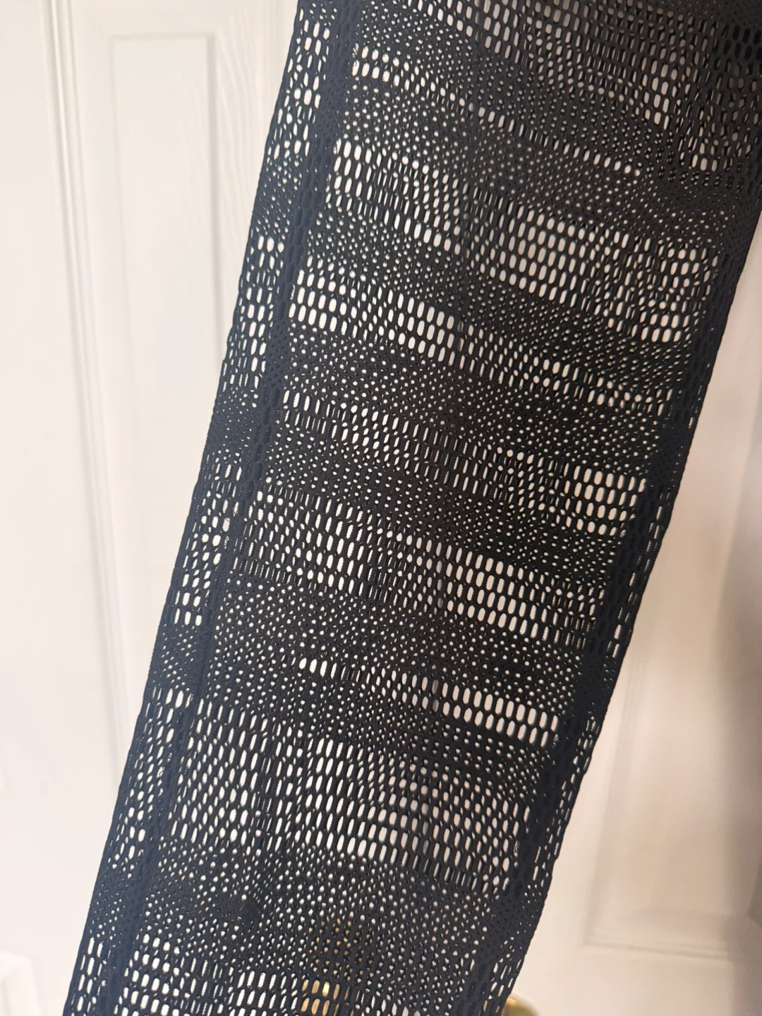 Black Mesh Leggings - Size: S - photo 2