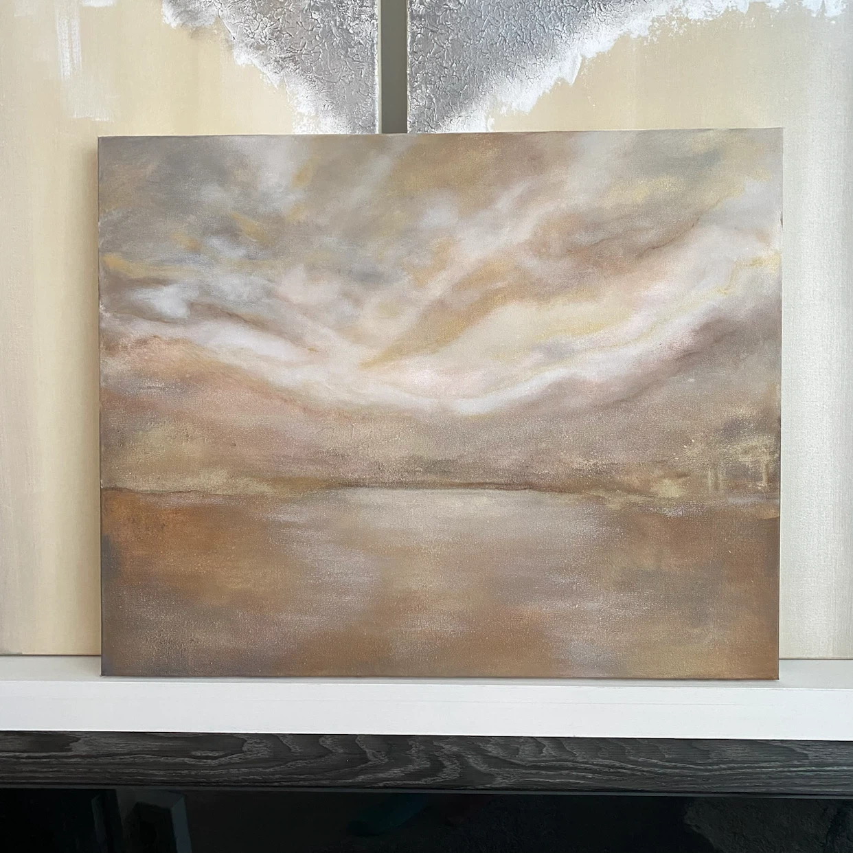 Hand-Painted Original Abstract Landscape Painting