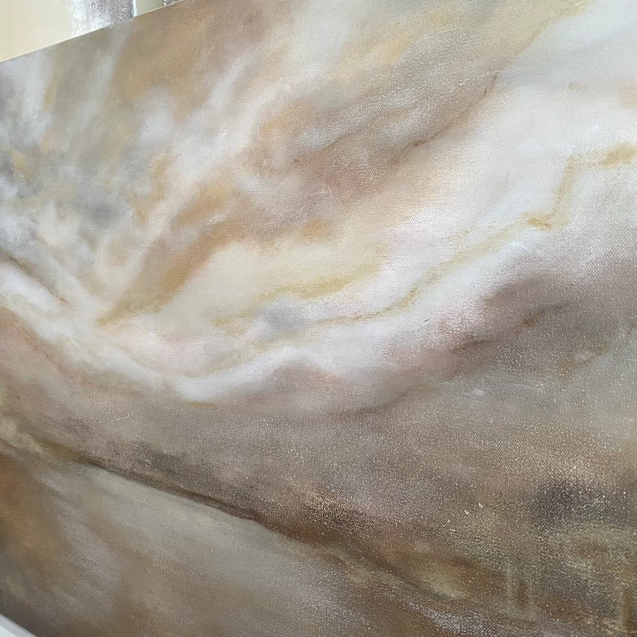 Hand-Painted Original Abstract Landscape Painting - photo 4