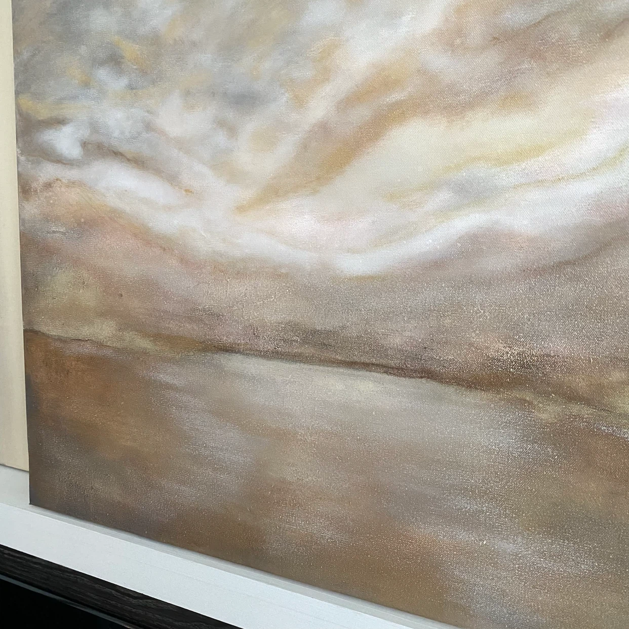 Hand-Painted Original Abstract Landscape Painting - photo 5