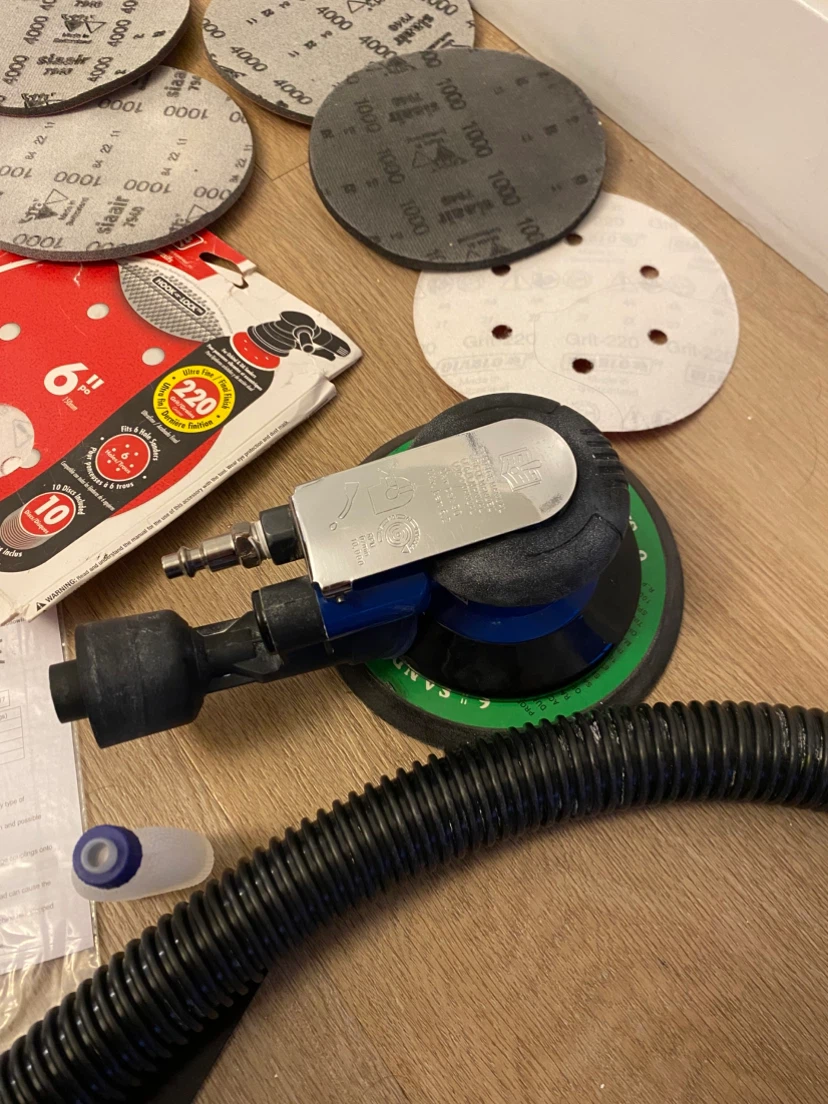 Magnum 6” Random Orbit Pro Air Sander
