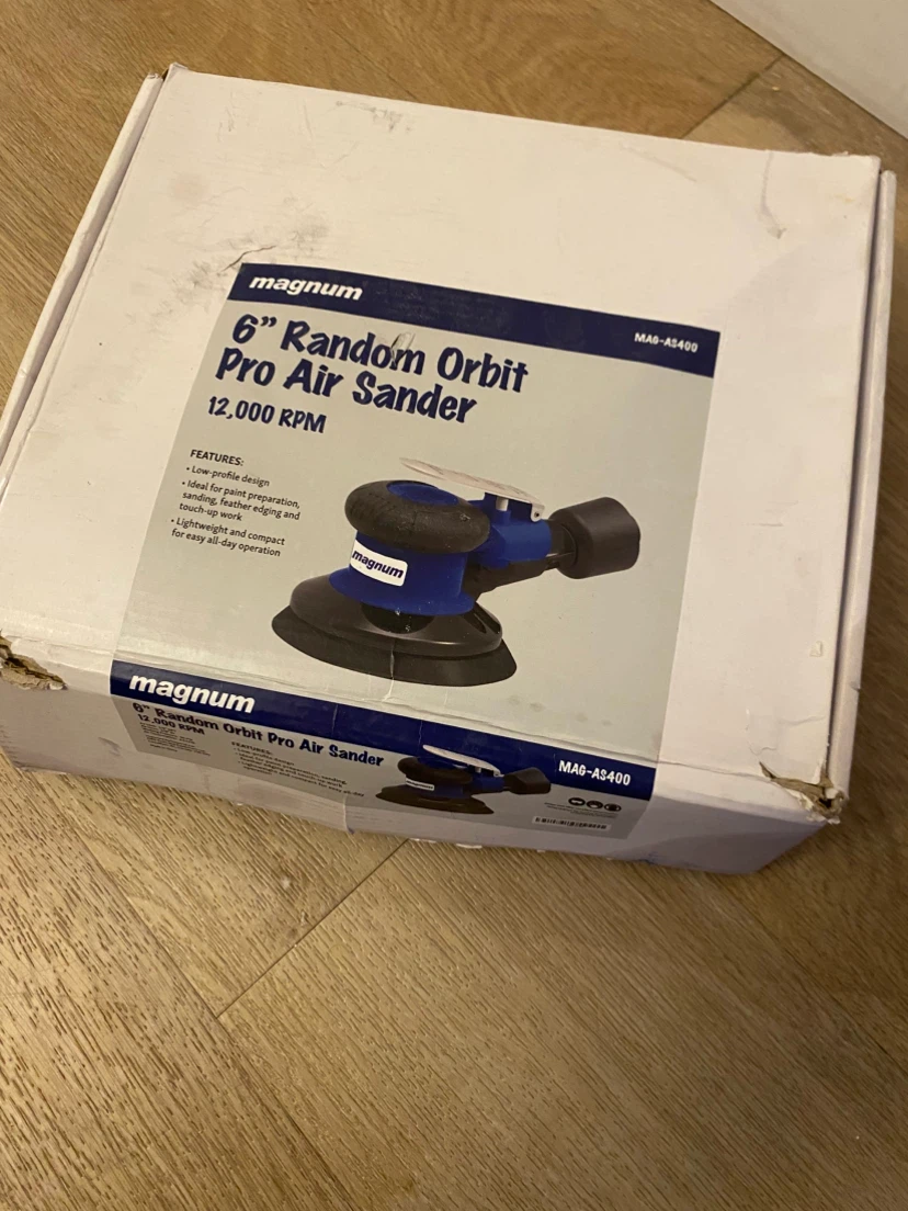 Magnum 6” Random Orbit Pro Air Sander - photo 4