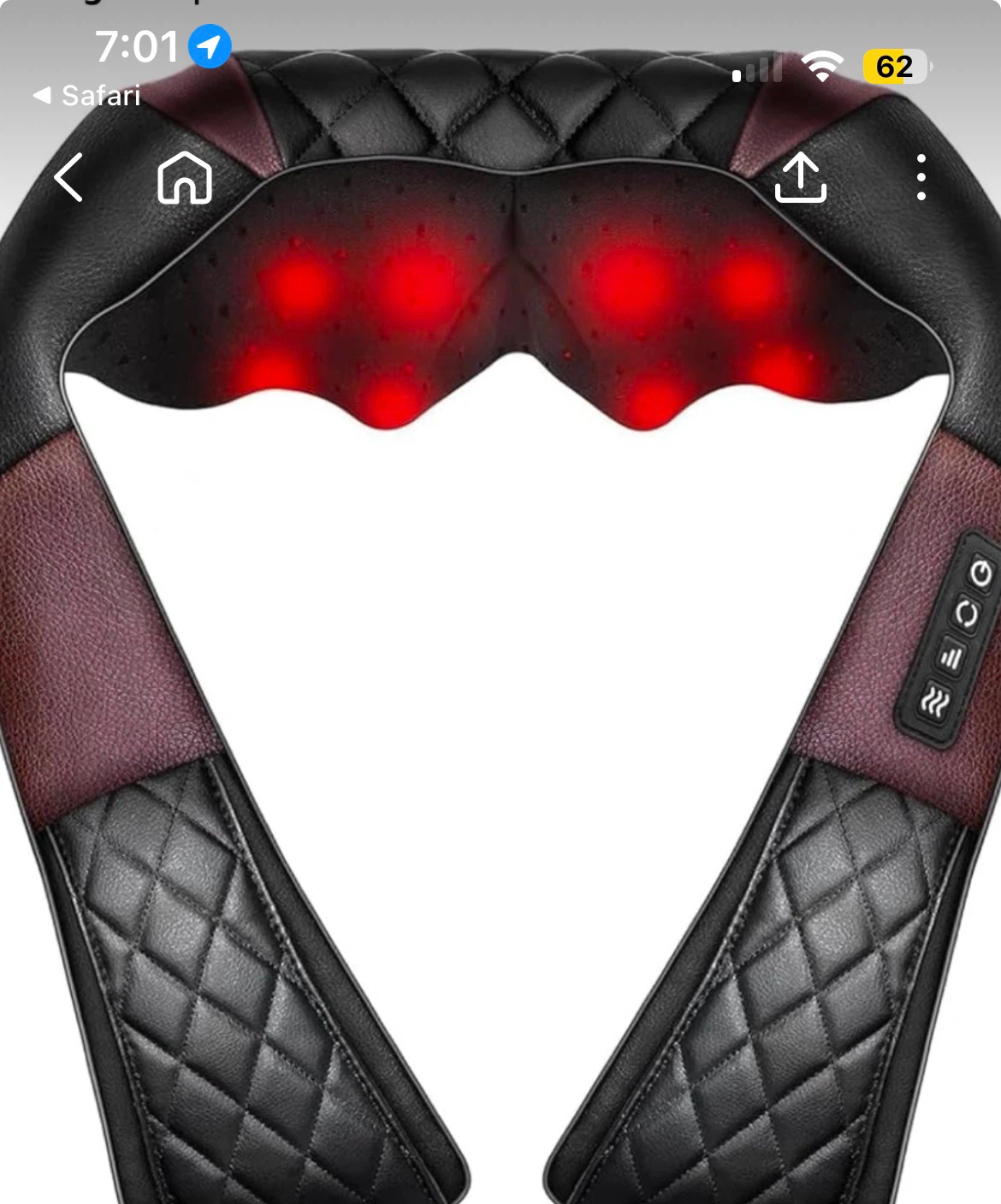 TWOQOW Neck Massager with Heat - photo 2