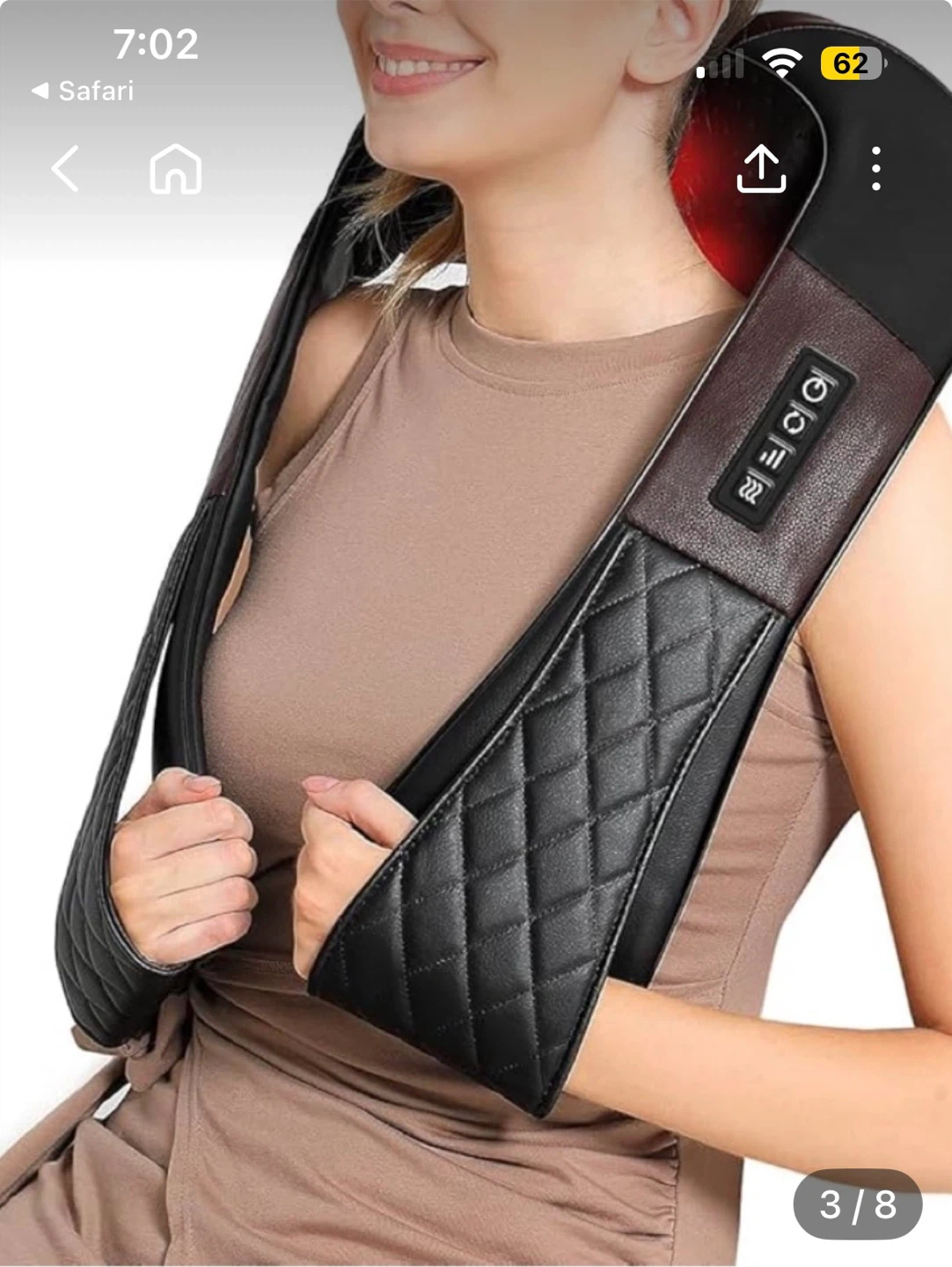TWOQOW Neck Massager with Heat - photo 4