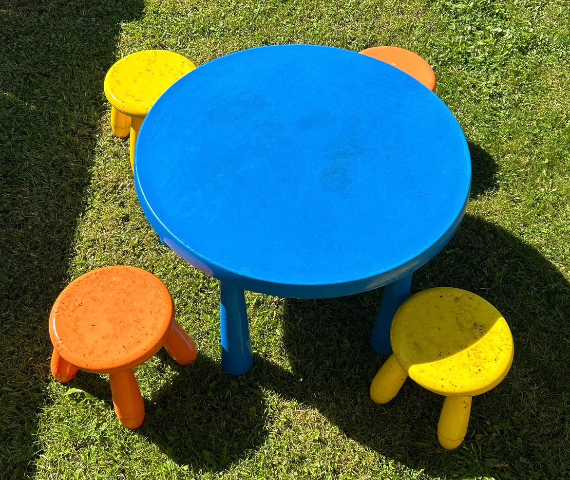 IKEA Table and Stools Set