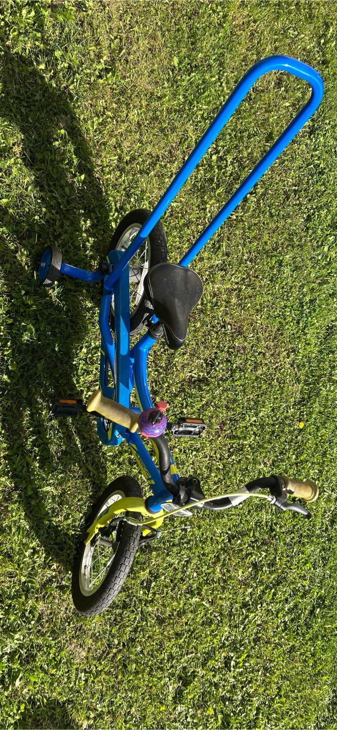 Kids Blue Bicycle with Handle - photo 5