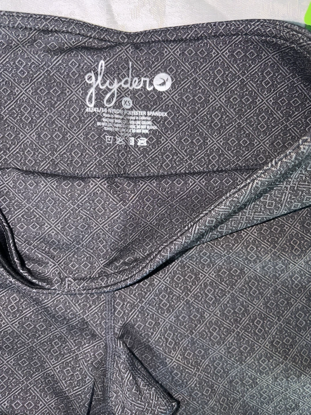Glyder Grey Patterned Leggings Size XS - photo 3