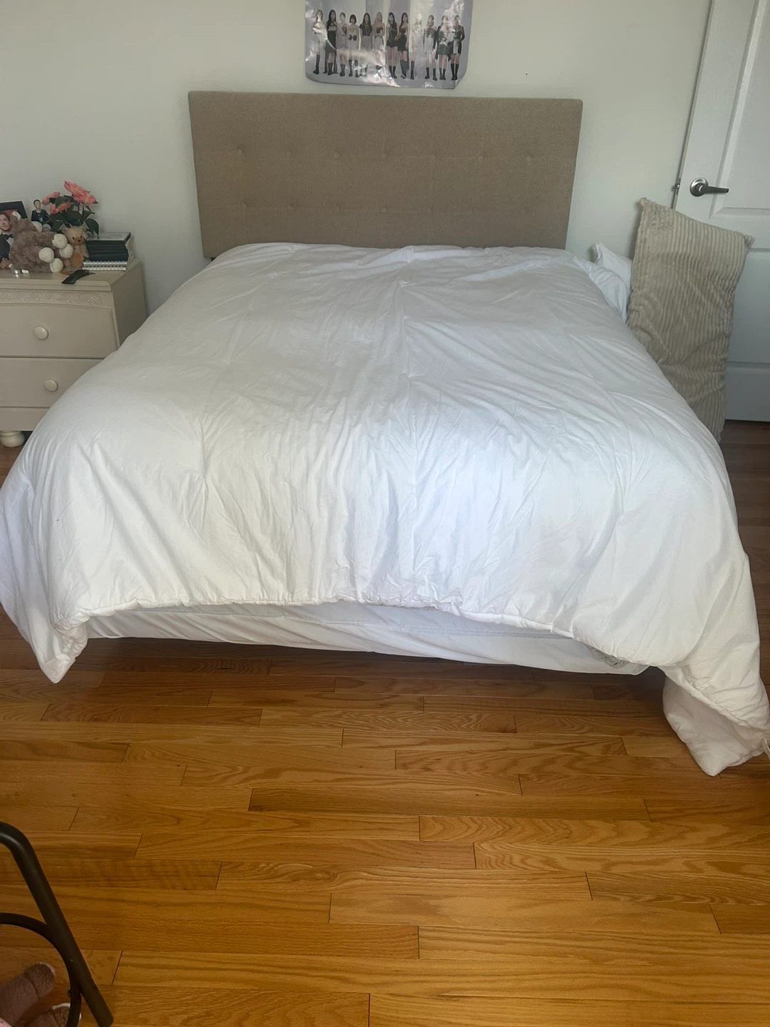 White Duvet Cover Set full/ queen